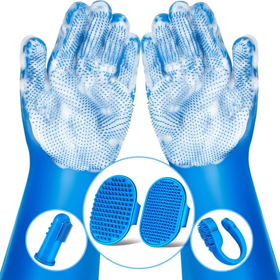 UISHUSO Multifunctional Pet Grooming Kit – Washing, Toothbrush & Supplies with Ergonomic Design for Dogs & Cats – Ideal for Home, Travel & Professional Use