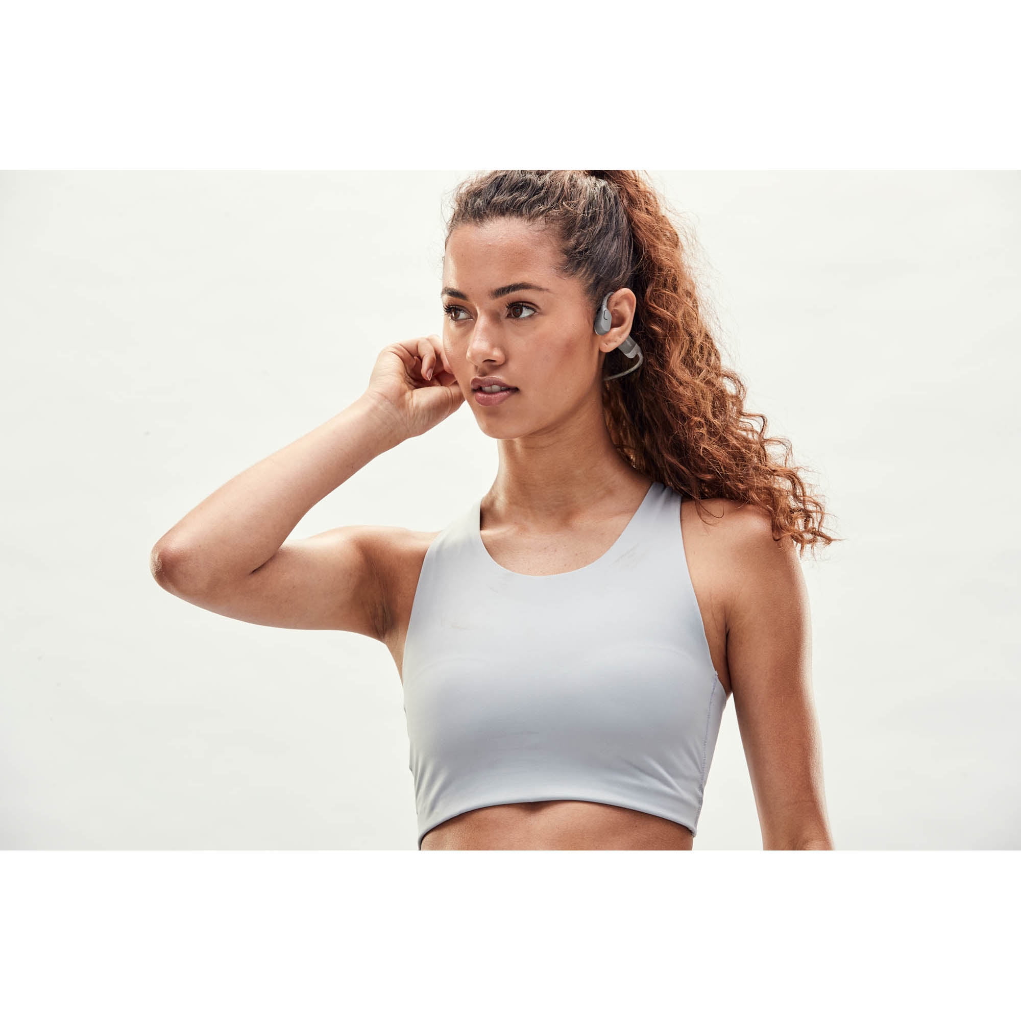 Shokz - OpenRun, CASQUE DE SPORT A CONDUCTION OSSEUSE, greis