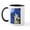 White/Black Inside, variant on CafePress - Wolf And Full Moon Mug - 11 oz Ceramic Mug - Novelty Coffee Tea Cup
