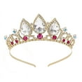 thumbnail image 1 of Tiara de corona para mujeres niñas princesa reina diadema para mujer decoración, 1 of 5