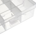 thumbnail image 4 of Caja de Almacenamiento de Componentes PP Ajustable 28 Rejillas Blanco Transparente 345x215x48mm, 4 of 4