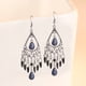 thumbnail image 4 of Qarigey Dido-pendientes con borlas de estilo bohemio para mujer y niña, aretes colgantes con flecos largos, joyería Vintage para mujer Ropa, zapatos y accesorios Miscelánea gris, 4 of 5