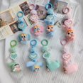 thumbnail image 2 of Kawaii Labubu CryBaby x Flying Little Police cadena mochila colgante pulsera inspiradora con accesorios de cuentas llavero decoración, 2 of 4