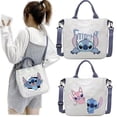 thumbnail image 4 of Bolso de lona de Disney Stitch para mujer, bolso de mano con dibujos animados de Lilo y Stitch, correa de hombro desmontable, bolso cruzado de gran capacidad, 4 of 5