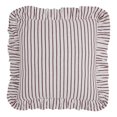 thumbnail image 2 of VHC Brands Celebration Farmhouse Euro Sham, Striped, Red & Creme, 26x26, 2 of 3