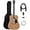 Natural w/ Gig Bag, variant on Fender FA-115 Dreadnought Acoustic Guitar - Natural w/ Gig Bag