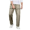 thumbnail image 2 of Wancir Mens Cargo Pants Casual Lightweight Elastic Waist Drawstring Tapered Joggers Big and Tall Loose Y2k Pant with Pockets, 2 of 8