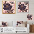 thumbnail image 4 of DESIGN ART Designart "Blue Pink Peonies Emotions" Floral Peony Wall Art Prints 30 in. wide x 30 in. high, 4 of 5