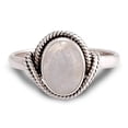 thumbnail image 3 of 925 Silver Color Retro Marcasite Rose Quartz Ring for women Pink Crystal Topaz 925 Silver Jewelry Ring, 3 of 3