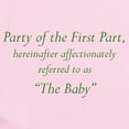 thumbnail image 2 of CafePress - Party Of The First Part Infant Bodysuit - Baby Light Bodysuit, Size Newborn - 24 Months, 2 of 4