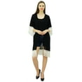 thumbnail image 5 of Bimba Women Beach Coverup Sheer Georgette Trendy Tassel Shrug, 5 of 8