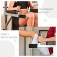thumbnail image 3 of HAMPPLIES 4pcs Leg Extension Machine Pads Foam Black For Protection During Leg Workouts, 3 of 7