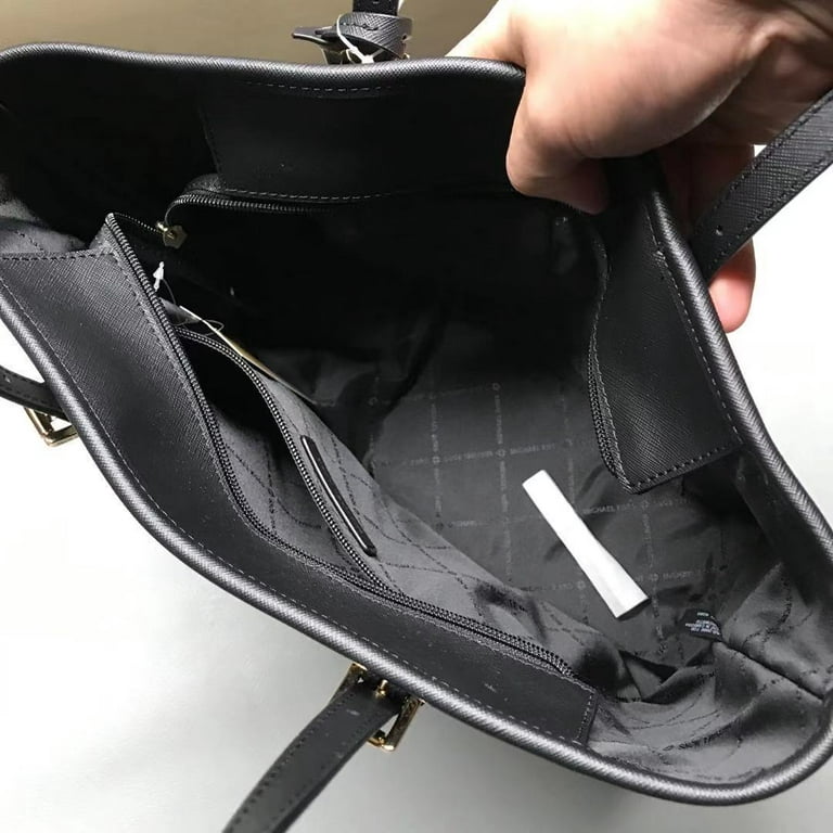 Michael Kors Jet Set Travel Signature Small Top Zip Shoulder Tote Brown  Luggage 