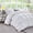White, variant on D.N.G. BEDDINGS 5 Piece Luxury Pinch Pleated Comforter Set Premium 800 Thread Count 100% Egyptian Cotton Super King Size Solid White Color