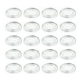 thumbnail image 1 of Uxcell 20Pack Bumpers de Vidrio para Mesa, 24mm/0.94" Redondo de Goma Transparente Antideslizante, Almohadilla de Mesa No Adhesiva, 1 of 5