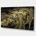 thumbnail image 2 of Metallic Fabric Pattern - Abstract Print On Canvas, 2 of 3