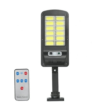 

Solar Light Large Outdoor Solar Waterproof Street Light Garden Infrared Sensor Sensor Smart Remote Control Wall Light 12 grid lamp