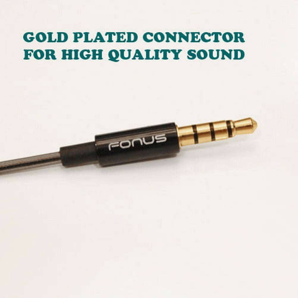 Wired Earphones for Consumer Cellular Verve Snap/Connect - Hi-Fi Sound Headphones Handsfree Mic Headset Metal Earbuds In-ear Earpieces for Consumer Cellular Verve Snap/Connect