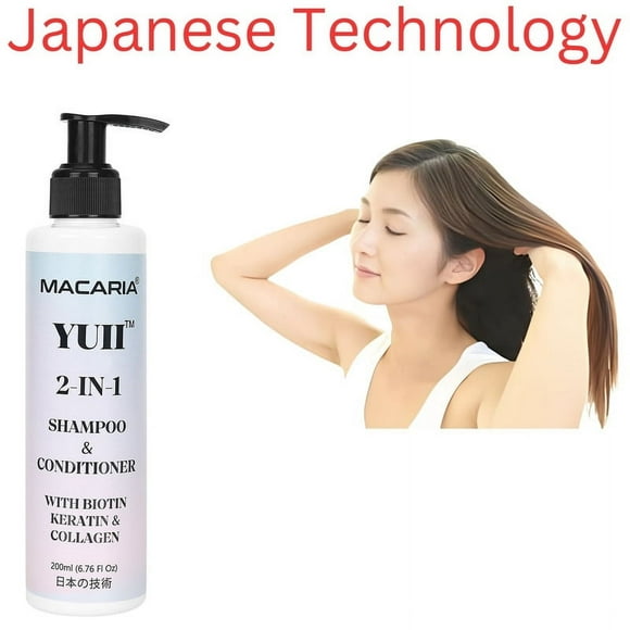 YUII Shampoo & Conditioner With Biotin, Keratin & Collagen for Falling Hair for Men & Women, Suitable for Hair Loss Shampoo For Oily Hair