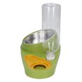 thumbnail image 5 of Cat Bowls,Water And Food Bowls Cat,Automatic Cat Water Dispenser Cat Food Dispenser Pet Bowls Set,Cat Water Food Bowl Automatic Water Filling 16 Degree Tilt Stainless Steel Double Pet [green], 5 of 9