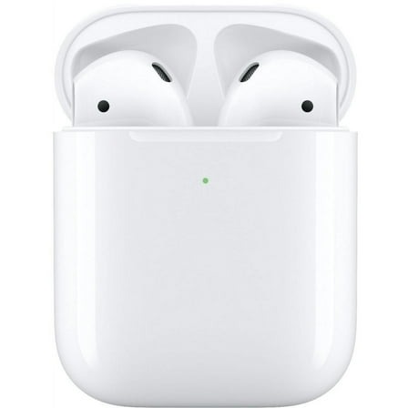 Restored Apple AirPods Wireless Bluetooth Headphones - White (MMEF2AM/A) (Refurbished)