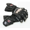 Shelter 1041-M Perrini Full Metal Motorcycle Leather Gloves Racing - Medium