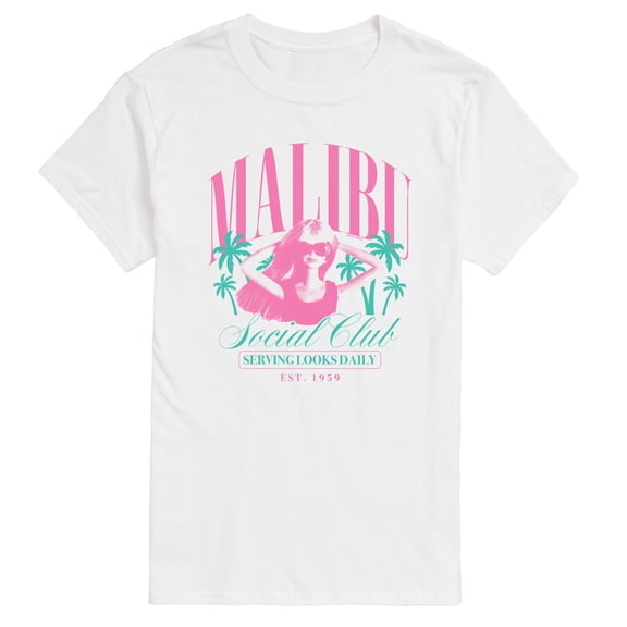 Barbie - Malibu Social Club - Men's Short Sleeve Graphic T-Shirt