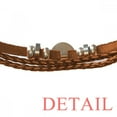 thumbnail image 3 of Ocean Sea Turtle Science Nature Bracelet Wristband Leather Jewelry Ornament, 3 of 3