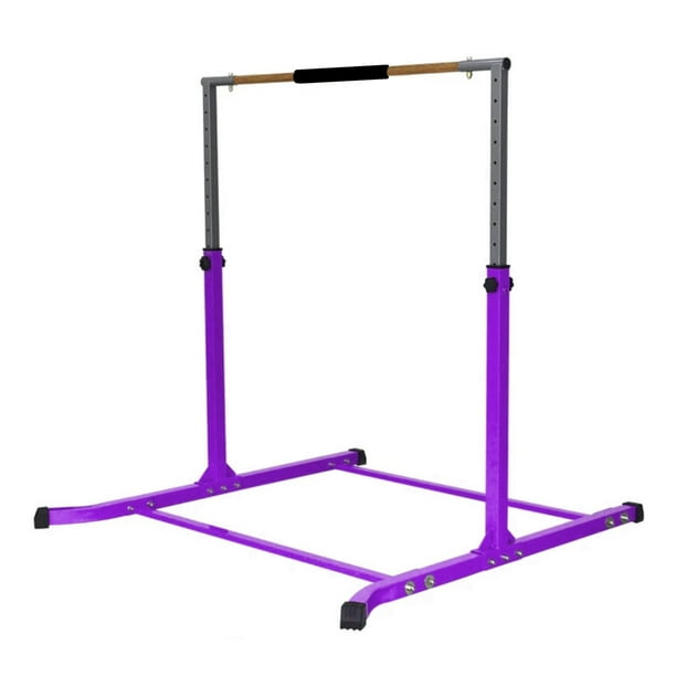 Barre de gymnastique Kip pour enfants, hauteur réglable de 0,9 à 1,5 m,  barre de gymnastique junior en acier de qualité supérieure pour la pratique  de la gym à domicile, barre horizontale