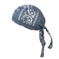 thumbnail image 1 of Mens Womens Cotton Biker Skull Cap Motorcycle Bandana Head Wrap Du Doo Do Rag, 1 of 2