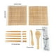 thumbnail image 1 of Kit de bambú para hacer sushi 9 en 1 que incluye 2 tapetes con ruedas 5 palillos 1 paleta y 1 cuchilla para sushi Anggrek Otros, 1 of 8
