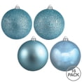 thumbnail image 2 of Vickerman 3" Baby Blue 4-Finish Ball Ornament Assortment, 16 per Box, 2 of 4