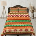 thumbnail image 1 of Navidad Juego De Funda Nórdica Con Almohadas Navidad Patrón Dormitorio Ropa De Cama Consolador, 1 of 4