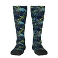 thumbnail image 2 of Lsque Cartoon Dinosaur Printed Crew Socks Men's Women's LightWeight Thin Casual Calf Socks ,Knee High Socks,Cotton Socks, 2 of 9