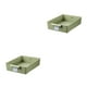 thumbnail image 3 of Advancent Cesta de almacenamiento de escritorio organizada en escritorio para artículos diversos y conveniencia El diseño de gran apertura para verde matcha Forma plana [1013-2] 2Conjunto, 3 of 6