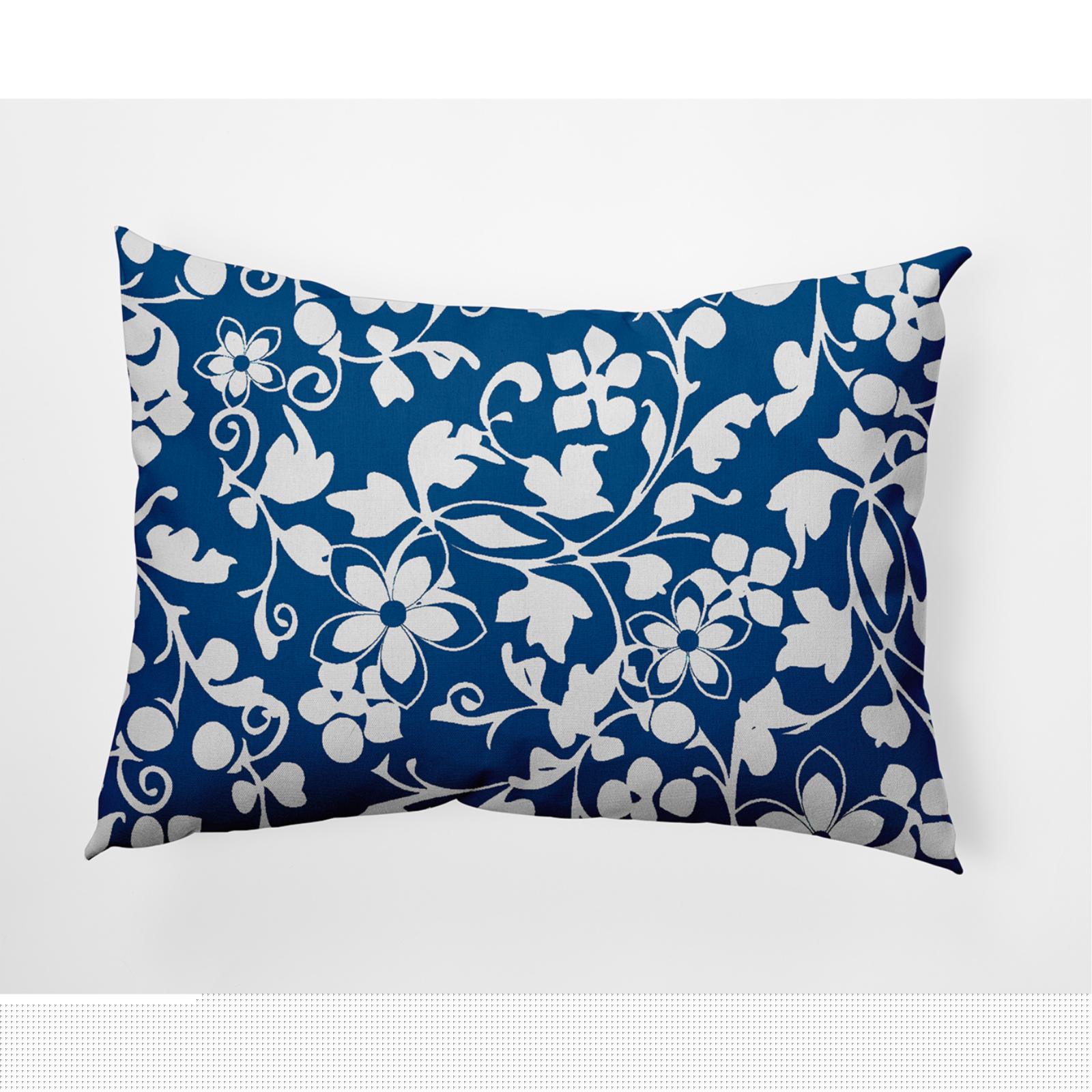E by Design Evelyn Indoor/Outdoor Lumbar Throw Pillow