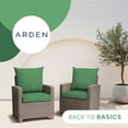 thumbnail image 3 of ARDEN Basics Outdoor Deep Seat Set, 22 x 24, Rain-Proof and Fade Resistant, Moss Green Mila, 3 of 9