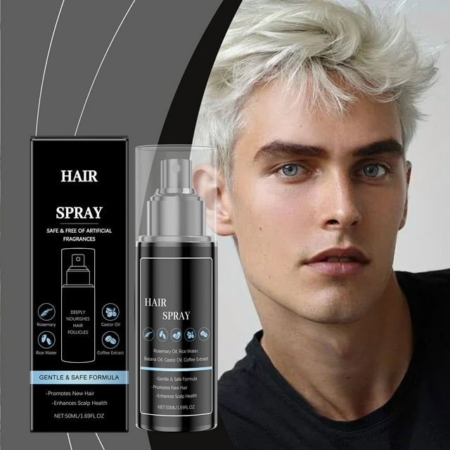 Essence Aceite Natural en Spray Serum Biotina Cafeína Cuidado del Cuero Cabelludo Para Mujeres Hombres 50 ml the Essence