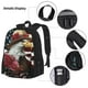 thumbnail image 3 of Easygdp Eagle With Hat And Roses Mochila para Niños y Niñas con Set de Caja de Almuerzo y Estuche para Lápices 3 en 1, Mochila Escolar Estampada para Adolescentes, 3 of 7
