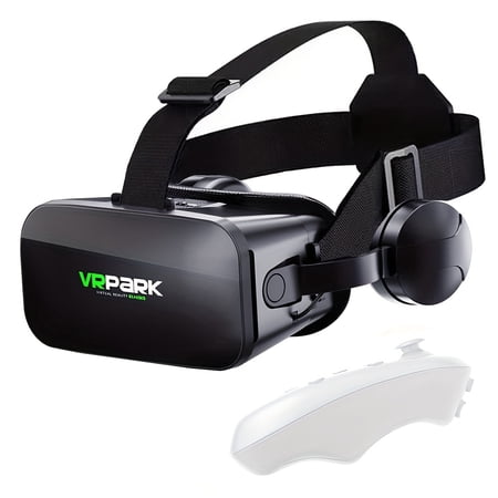 2025 Flagship VR Headset - 4K IMAX 3D Cinema 120Hz Buttery Visuals 110°FOV Comfortable PU Facepad Dual Adjustment - Ultimate Valentine s Tech Gift for Two