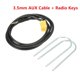 thumbnail image 3 of Speravity Juego de herramientas de instalación de Cable de entrada de línea de CD auxiliar de Audio estéreo automático para para Fiat para Vehículos, repuestos y accesorios Mis Speravity CZ13323-00B, 3 of 6