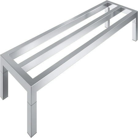 

60 Long x 20 Wide | Height 8 Off The Floor Aluminum Dunnage Rack | Storage in Restaurant Kitchens and Garages and More!