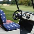 thumbnail image 6 of Pzuqiu Starry Stripes Heart Golf Cart Backrest Bottom Seat Cover Breathable, Comprehensive, Suitable for Outdoor, Fit for Ezgo, 6 of 10