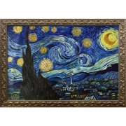 La Pastiche  Vincent Van Gogh 'Starry Night' (Luxury Line) Hand Painted Oil Reproduction