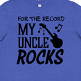 thumbnail image 4 of Inktastic For the Record, My Uncle Rocks Youth T-Shirt, 4 of 5