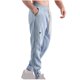 thumbnail image 5 of Pantalones largos de moda para hombre, con cordón, cintura elástica, color sólido, informales, largos, para hombre, 5 of 5