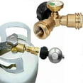 thumbnail image 2 of Propane Tank Adapter Converts POL LP Tank Service Valve to QCC1 / Type1 Hose or Regulator, 2 of 5