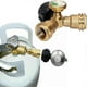 thumbnail image 2 of Propane Tank Adapter Converts POL LP Tank Service Valve to QCC1 / Type1 Hose or Regulator, 2 of 5