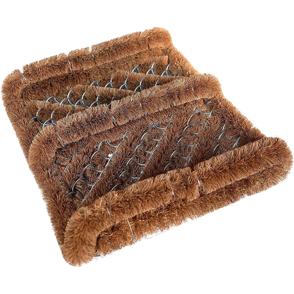 Kovot Coir Boot Scraper Door Mat 12" x 13"