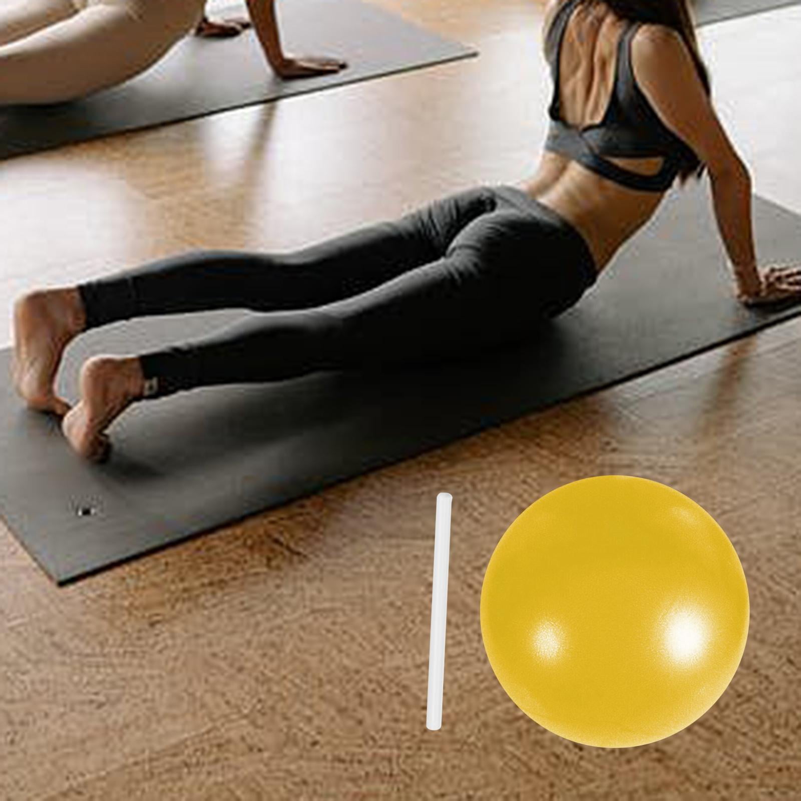 GARENDE 5xSmall Pilates Ball Heavy Duty Workout Ball for Home Gym Balance Yellow